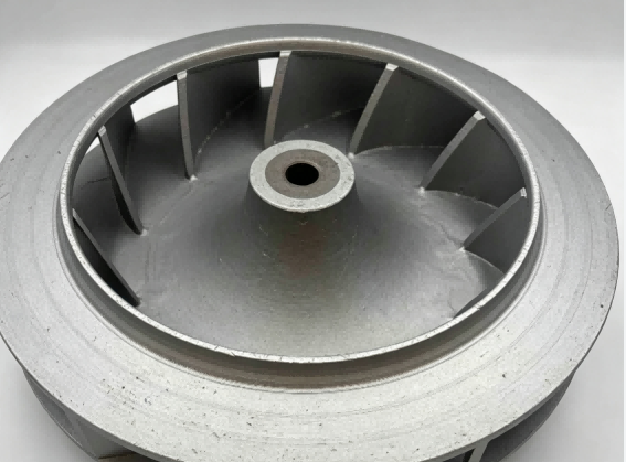 Støping av aluminiumsblåsehjul